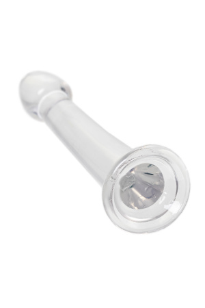 Нереалистичный фаллоимитатор Jelly Dildo XL Toyfa Basic, TPE, прозрачный, 22 см