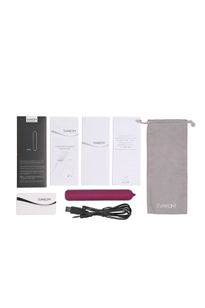 Вибратор с камерой Svakom Siime, фиолетовый, 16 см