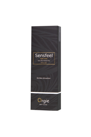 Туалетная вода с феромонами Orgie SENSFEEL, для мужчин, 10 мл