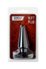 Втулка анальная TOYFA Black&Red, черный, 10,5 см, Ø 2