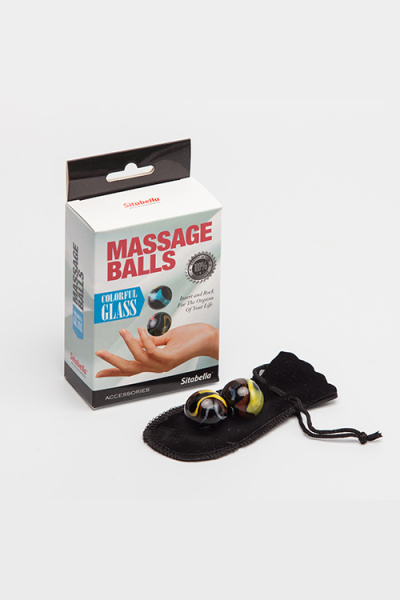 Шарики вагинальные массажные стекло