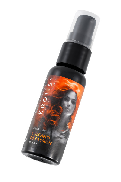 Гель Erotist с эффектом вибрации VOLCANO OF PASSION: MANGO (со вкусом манго), 25 мл