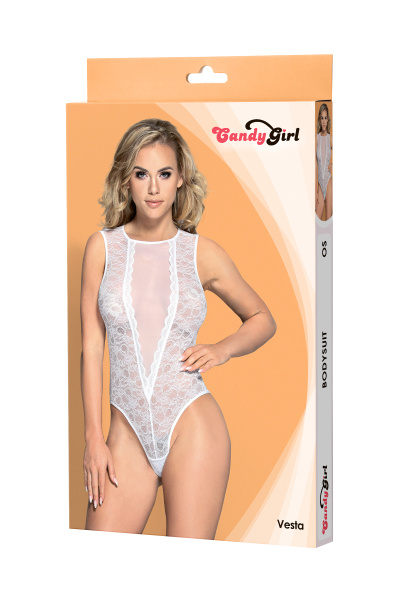 Боди Candy Girl Vesta белое, OS