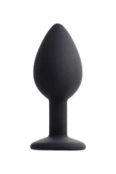 Анальная втулка  TOYFA POPO Pleasure со стразом S 7,2 см, Ø 2,8 см, 25 г