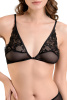 Бралетт Erolanta Odette с застежкой спереди (54-56), черный, XXXL