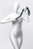 Флоггер Anonymo.PU кожа, черный, 64 см