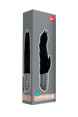 Вибратор Fun  Factory  DARLING DEVIL BATTERY, силикон, черный, 20,5 см