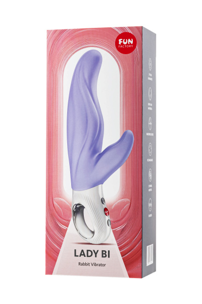 Вибратор кролик Fun Factory LADY BI, силикон, сиреневый, 22 см