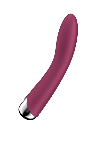 Вибратор для точки G  с ротацией Satisfyer Spinning Vibe 1, силикон, бодовый, 17,8 см